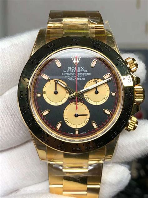 rolex daytona gold fake|replica rolex daytona.